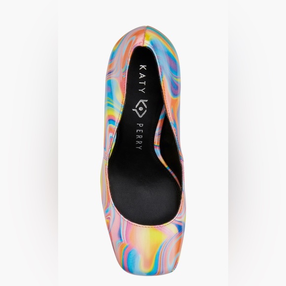 🌸NEW KATTY PERRY 🌈 Rainbow 🌈 Multi SHOES 👠 Sz 8 With Box. - Picture 11 of 12